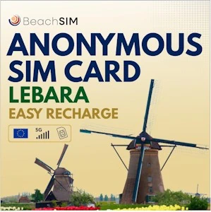 Niederlande anonyme Prepaid SIM-Karte Holland Lebara 
