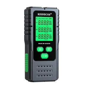 EMF-Messgerät Strahlungsdetektor Digitaler Elektromagnetische Felder Handgehaltener EF/MF/RF Elektromagnetische Strahlung Messgerät mit LCD EMF-Inspektionen (RD630C) 