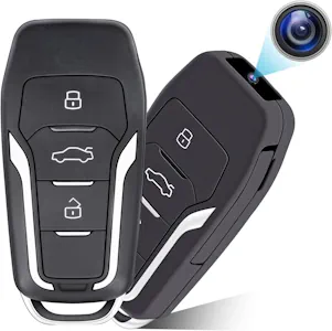 HGYGHO 64GB Minikamera, Videokamera Autoschlüssel HD 1080P tragbare kleine Kamera, MikroKamera mit Bewegungserkennung für Haus & Büro