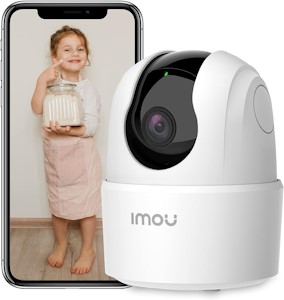 Imou Überwachungskamera Innen, 1080P WLAN Kamera Überwachung Innen 360 Grad für Hausstier,Babyphone, mit KI-Personenerkennung,Automatische Verfolgung,Nachtsicht,Zwei-Wege-Audio,Alexa,Ranger 2C