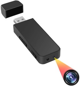 Mini Kamera USB HD 1080P Mini Cam Überwachungskamera Tragbare Kleine Videokamera Sicherheitskamera mit Bewegungserkennung Nachtsicht 
