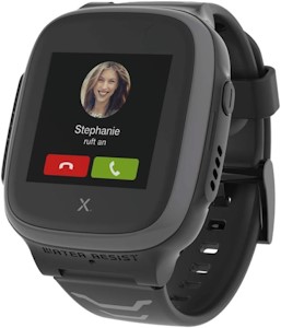 Xplora Kids Watch X5 Play eSIM GPS-Smartwatch für Kinder mit SOS-Taste, Standort-Anzeige, Telefon & Sprachnachrichten | per App mit Smartphone der Eltern verbunden | grau 